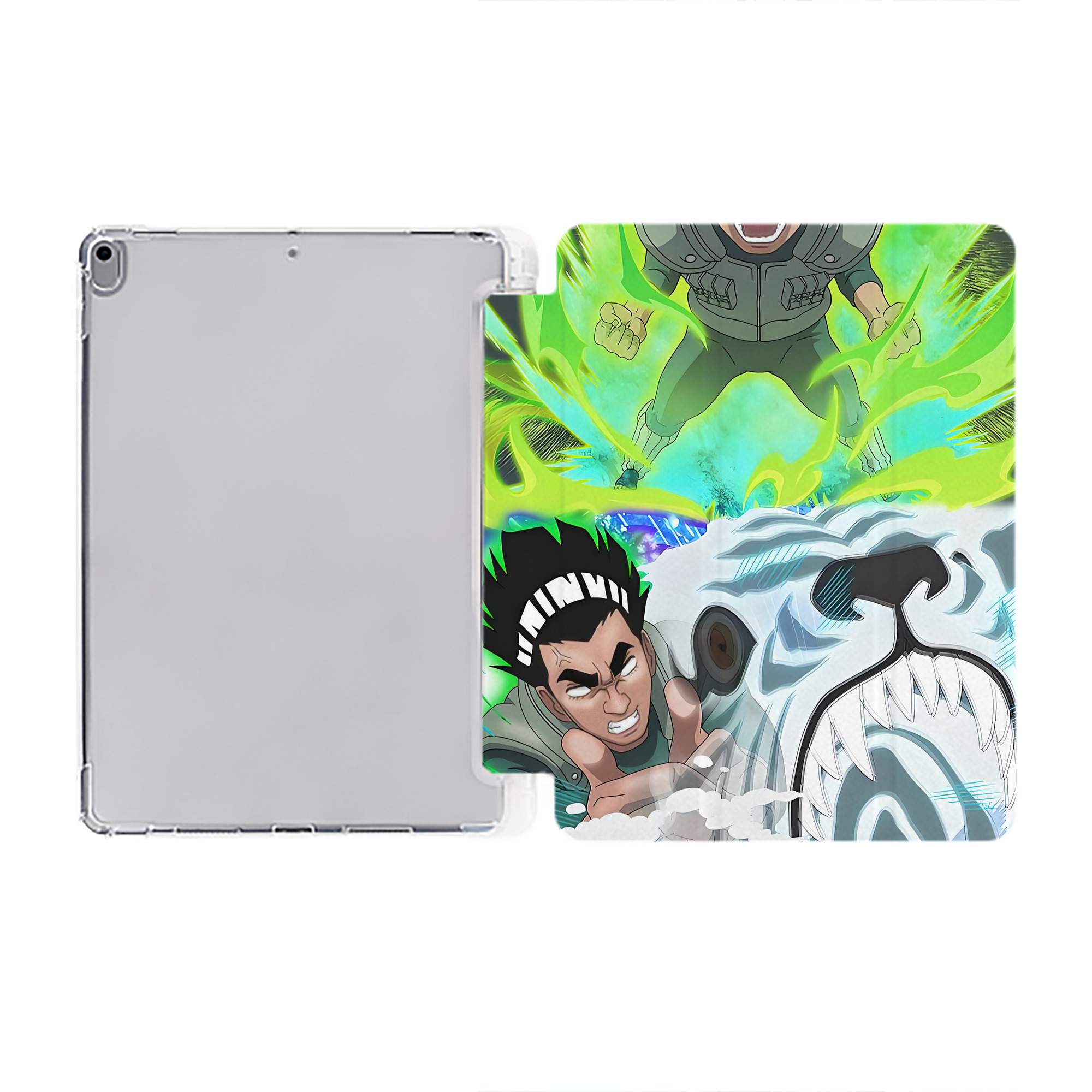 （画像用） NARUTO -ナルト- NARUTO -ナルト- 疾風伝 IPad ケース ペン収納付き 三つ折りスタンド PUレザー×シリコン 対応機種9.5/10.5/10.9インチ